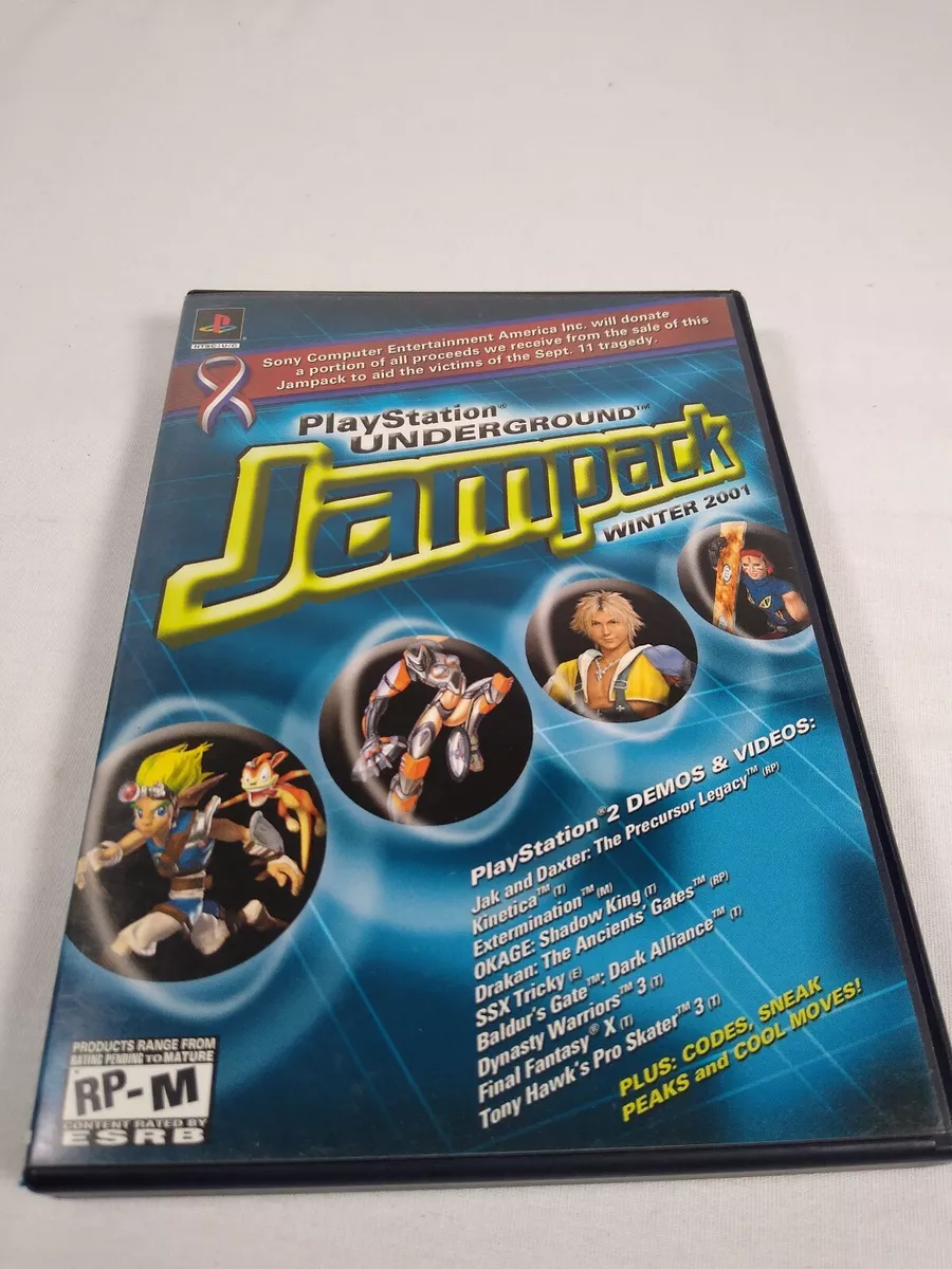 PlayStation Underground Jampack: Winter 2001 (Sony PlayStation 2