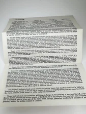 Meade Heights 1954 Correspondence Maryland Lease Ephemera