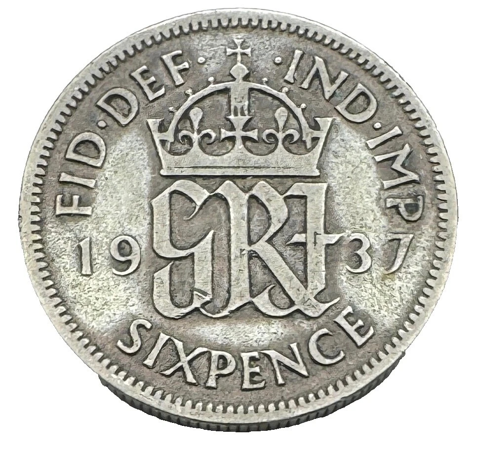 Silver 1937 Year UK Coins