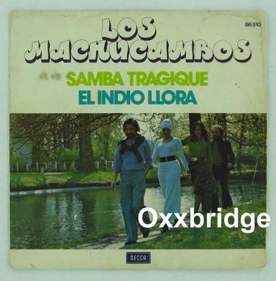 LOS MACHUCAMBOS Samba Tragique AFRO Latin Funk El Indio Llora DECCA FRANCE