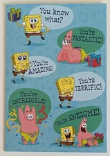 Happy Birthday Greeting Card. Spongebob Squarepants