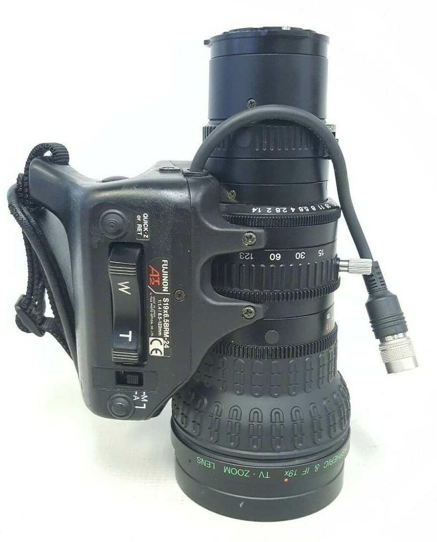 Fujinon TV Zoom Camera Lens S19x6.5BRM-24 1:1.4 / 6.5-123mm