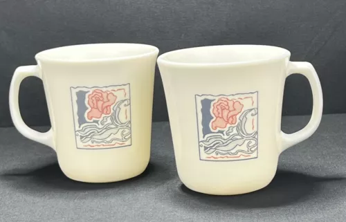 Corning Corelle Rose Duo Set of 2 Coffee cups