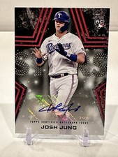 2023 Topps Baseball Stars Autographs Black Josh Jung RC Rookie AUTO Rangers /199