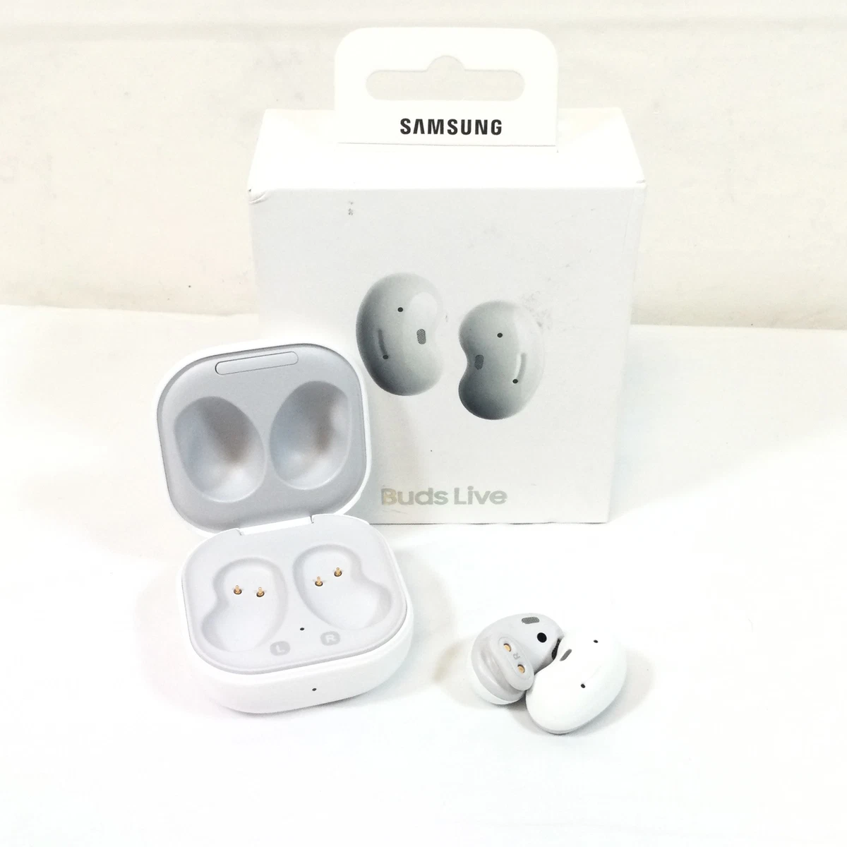 Samsung Galaxy Buds Live SM R180 White Bluetooth Wireless In Ear