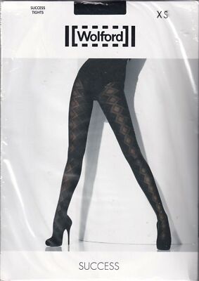 Collant Wolford CHECK IN Noir - Taille S 50 Deniers - Neuf Avec étiquettes
