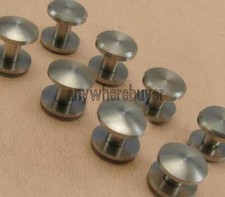 2/5/10PCS Leather Craft Belt Wallet Stainless steel Nail Rivets Chicago Screws