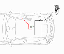 MERCEDES-BENZ GLA X156 Tank Electrical Wiring Harness A2465400734