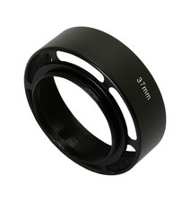 37mm Black Metal Vented Lens Hood Front Cap OLYMPUS M.Zuiko 17mm f2.8