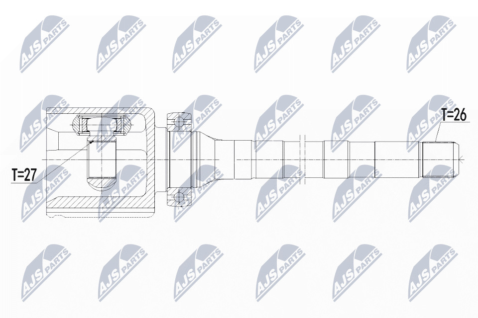 N.T.Y. NPW-FR-108.NTY Joint Kit, drive shaft for FORD