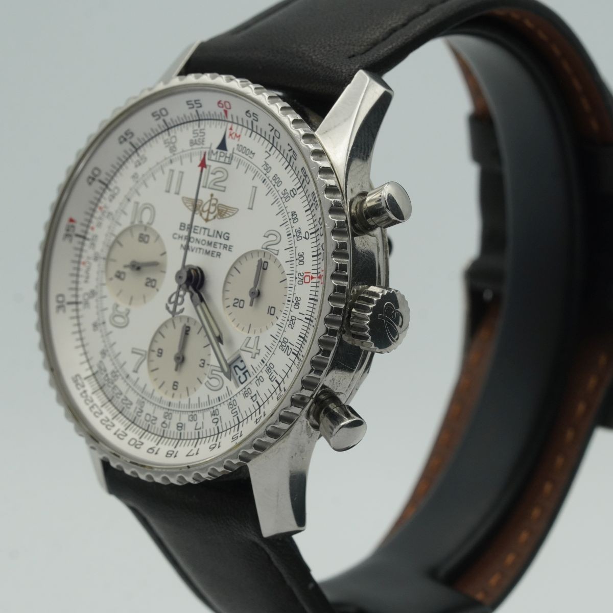 Breitling Old Navitimer Automatic A23322 44mm Ste… - image 5