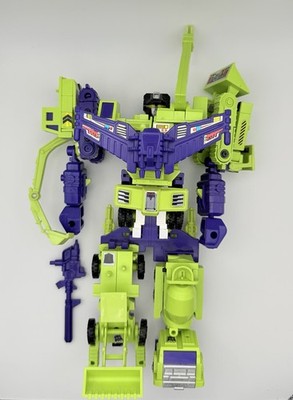 Transformers 1985 Vintage Original G1 Constructicons DEVASTATOR 100% Complete!!!