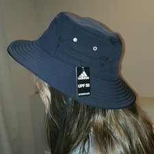 adidas AEROREADY UPF 50 Black Boonie Hat w/ C...