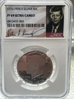 1776-1976 S Kennedy Proof Ultra Cameo Silver Half Dollar NGC PF69 Low NGC Pop