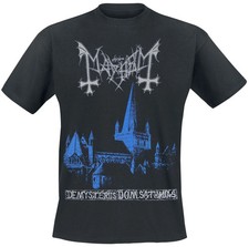 Mayhem T-Shirt Herren De Mysteriis Dom Sathanas schwarz