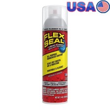 Aerosol Rubber Sealant Spray Waterproof Leak Repair Home  Outdoor Use 14 oz