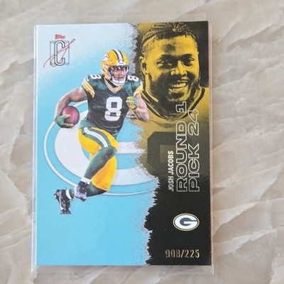 Topps Signature Class 2024 Josh Jacobs Packers Jesey Match #  8/225 NFL 