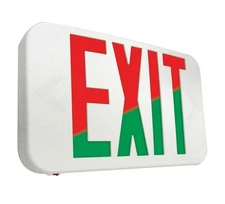 Sure-Lites All-Pro APX7RG Thermoplastic LED Exit Sign