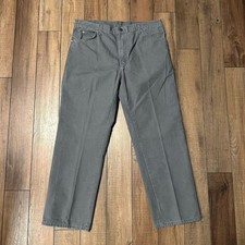 Vintage Dickies Gray Carpenter Jeans Men's 38 x 30 Baggy Skater Workwear