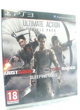Ultimate Action Triple Pack Just Cause 2 Sleeping Dogs PS3 PlayStation 3 Game