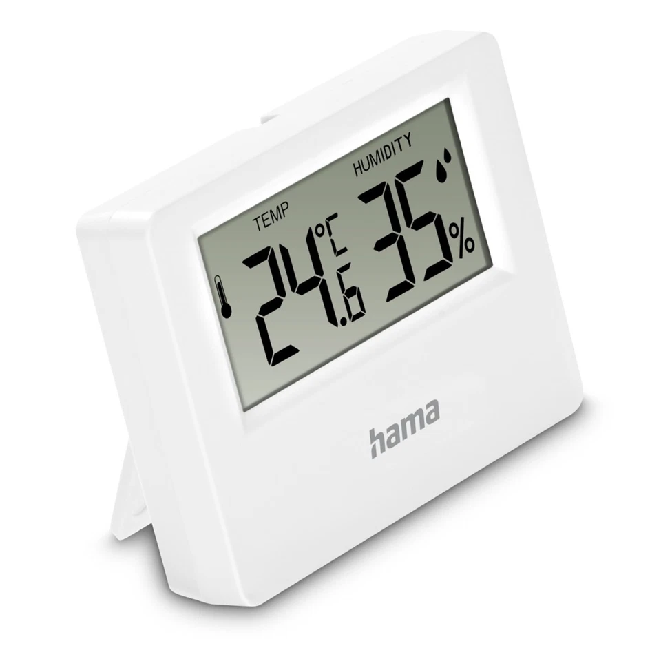 Hama digital Thermo Hygrometer Mini Thermometer für Innen Außen Luftfeuchtigkeit - Bild 2 von 4