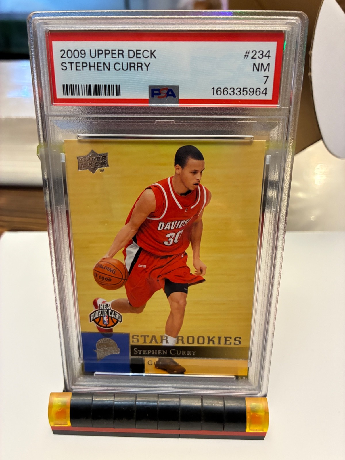 Psa 7 2009-10 Upper Deck - Star Rookies Stephen Curry #234 (RC) view 2