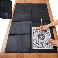 5 Sheets Large Carbon Paper for Tracing 20.3 x 36 Inch Graphite Transfer Pape...