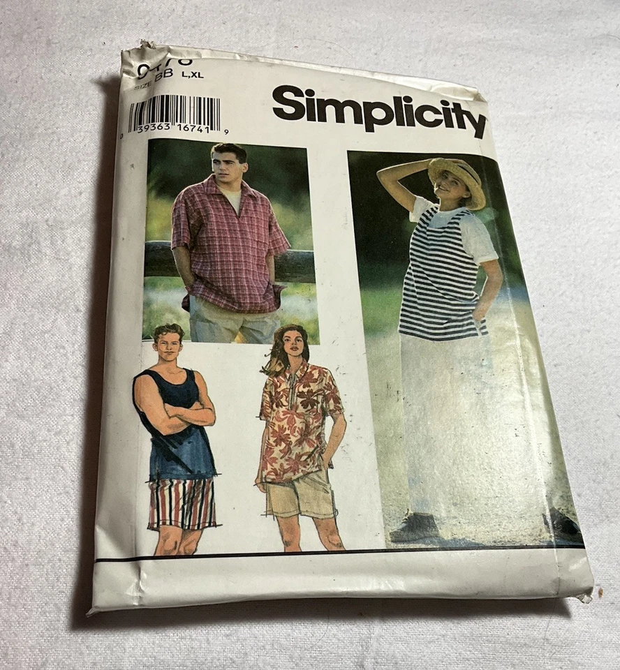 Simplicity Miss Men Shirt Tank Top Shorts Pants L XL 42"-48" Casual Sports 9478 - Image 2 of 4