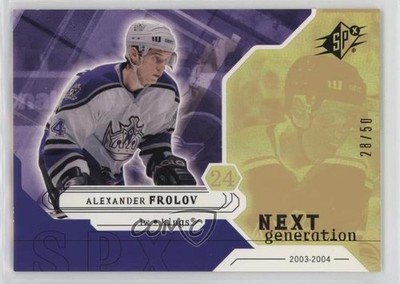 2003-04 SPx Next Generation Radiance 28/50 Alex Frolov Alexander Frolov #168 2o7