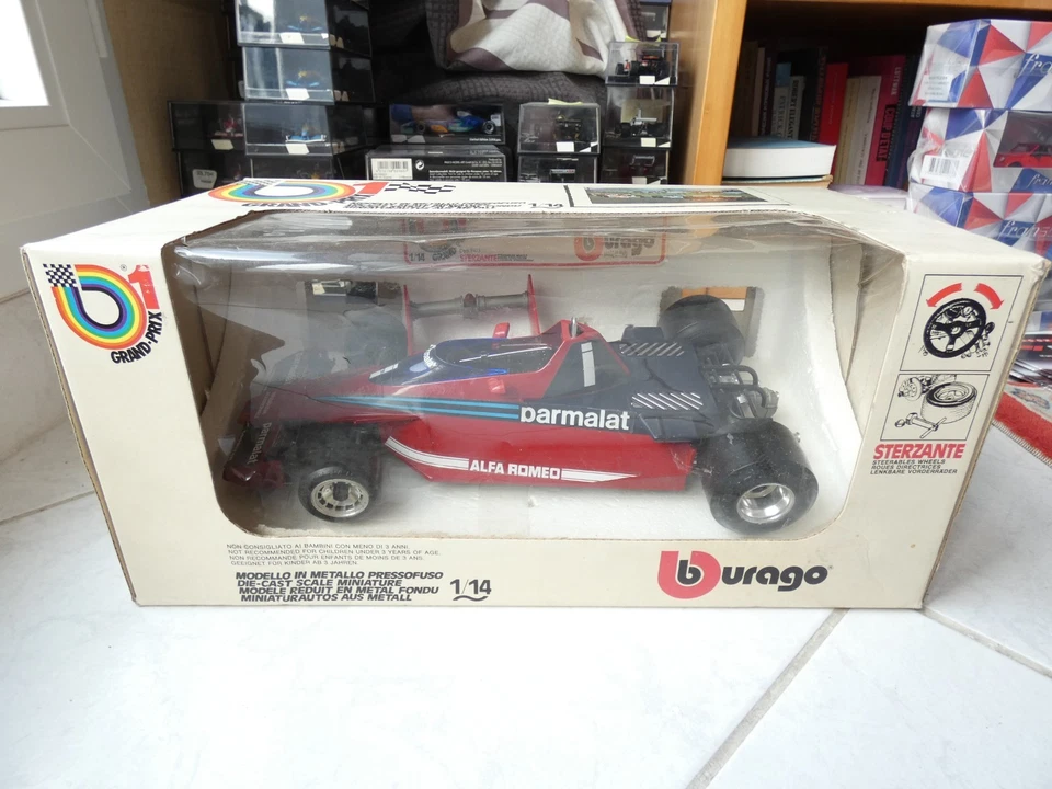 Brabham BT46A Alfa Romeo Lauda #1 Parmalat 1978 2103 1/14 Bburago F1 Difetto - Immagine 2 di 4
