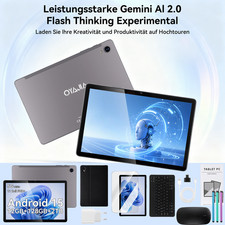 Android 15 11 Zoll Tablet-PC 8000mAh 12GB RAM 128GB ROM, 1280x800 HD IPS Tablet