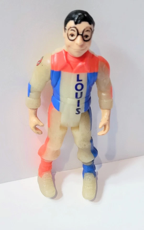 Rare Glowing Kenner Ghostbusters Louis Tully 1990 Ecto Glow Rare Toy Figure - Image 4 of 4