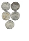 Lot Of 5 1921 P Morgan Silver Dollars Circulated 90% Silver 3.87 Troy Oz SW