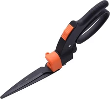Edward Tools Swivel Hedge Shears with 360 Degree Rotation - Black, Orange 