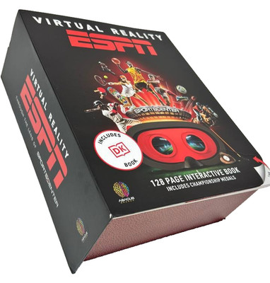 Virtual Reality ESPN Gift Box, Illustrated Interactive VR Book & champ medals