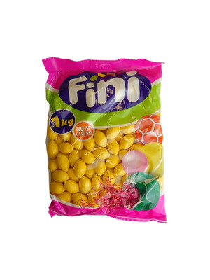 Fini Fizzy Lemons Gum Zitrone Kaugummi 1 KG