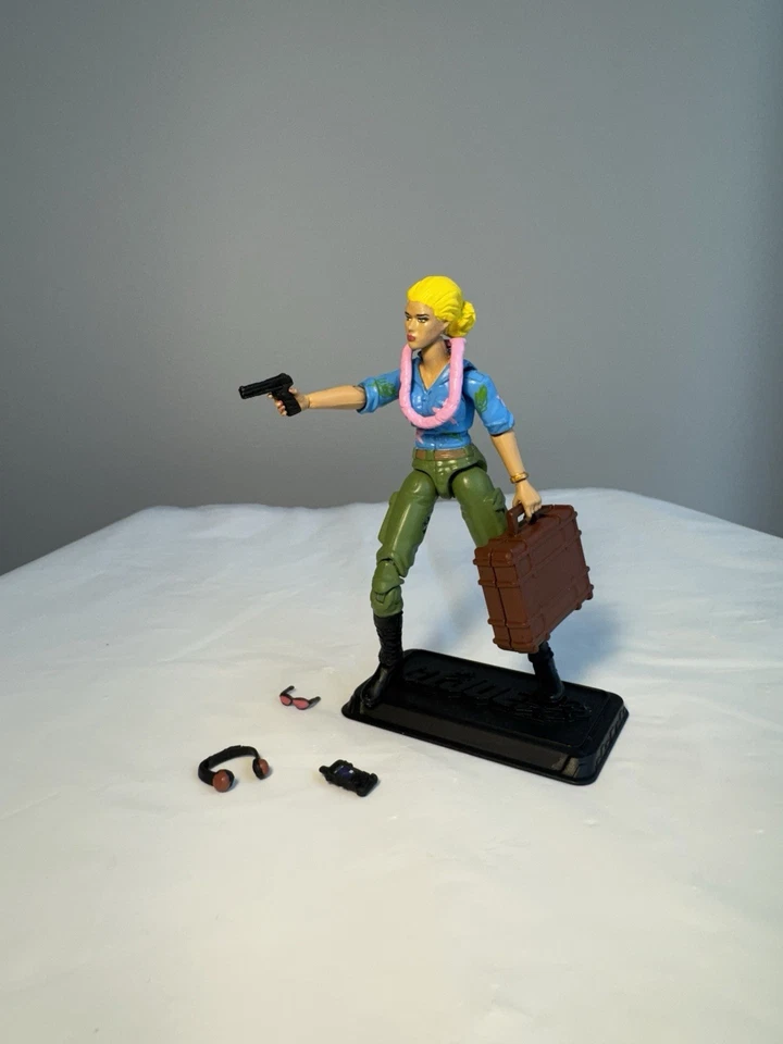 "Risas de cubierta profunda personalizadas GI Joe 25th 50th hembra 1:18 por Barbincito 3,75""" Foto 2 de 4