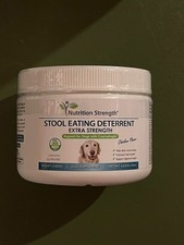NUTRITION STRENGTH Coprophagia Stool Eating Deterrent 30 Soft Chews Exp 5/26