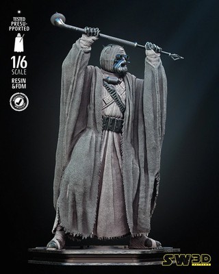 3D Printed 16K FAN MADE SW3D - Tusken Raider up to 1/6 scale