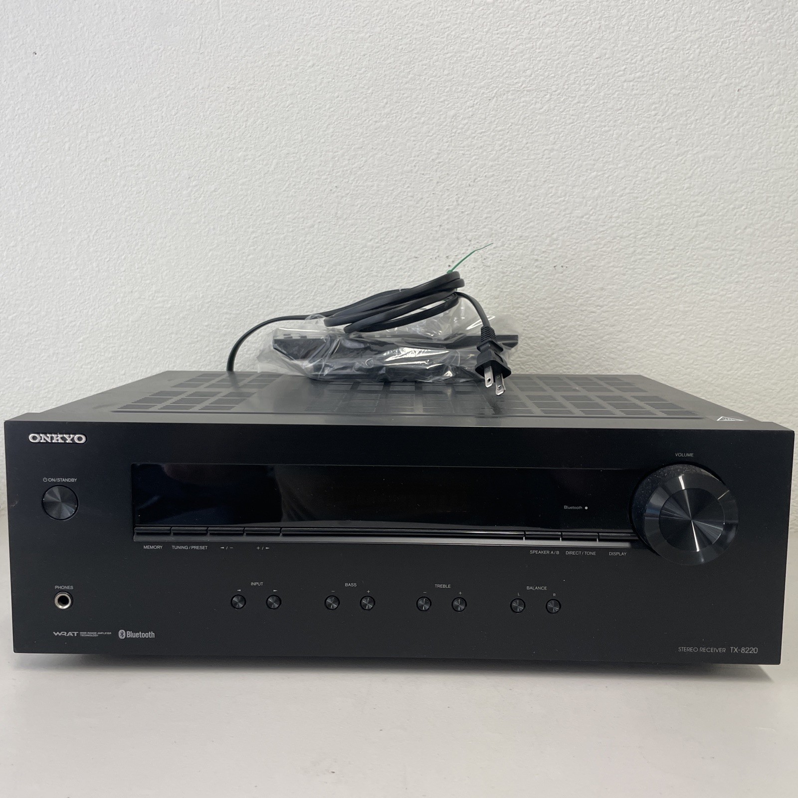 Onkyo TX-8220, 2-Channels,100 W, Blue Tooth, AM/FM Stereo Re