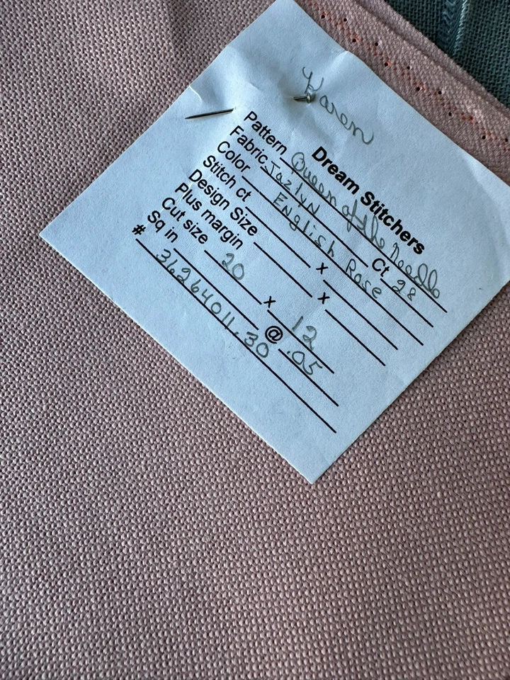 Assorted linen fabric 28 count cross stitch counted thread New - Image 2 of 4