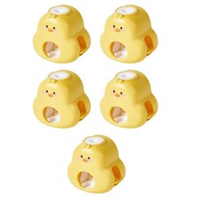 Funny Cartoon Duck Toothpaste Squeezer with Wall Mounted Toothbrush Organizer
