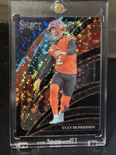 2025 Select Evan McPherson BLACK DISCO 1/1 PRIZM SSP Bengals One of One