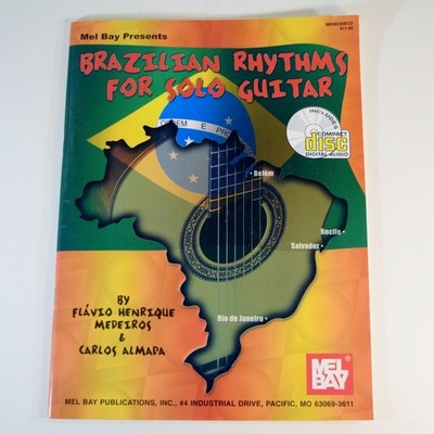 Brazilian Rhythms for Solo Guitar - Mel Bay Presents - Book + CD Medeiros Almada