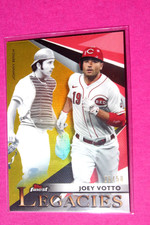 2021 Finest Legacies Joey Votto/Bench Gold Refractor /50