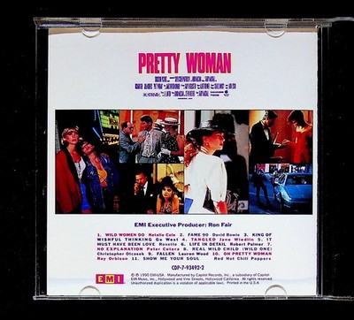 Pretty Woman (1990) Soundtrack CD Roy Orbison Roxette Bowie 90s
