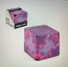 3D Changeable Variety Magnetic Geometric Puzzle Hand Flip Magic Cube Toys Gift