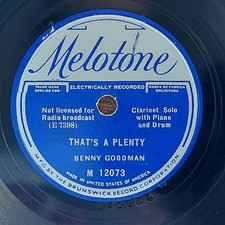 78 RPM Benny Goodman 