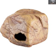 Natural Resin Gecko Cave - Ideal Hideout for Stress-Free Reptiles  Amphibians