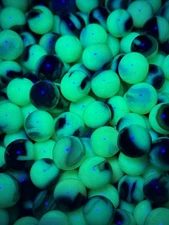 Uranium glass marble sale Lot Of 50